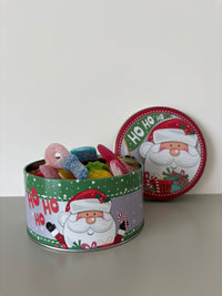 Blikdoos Kerst rond 600gr