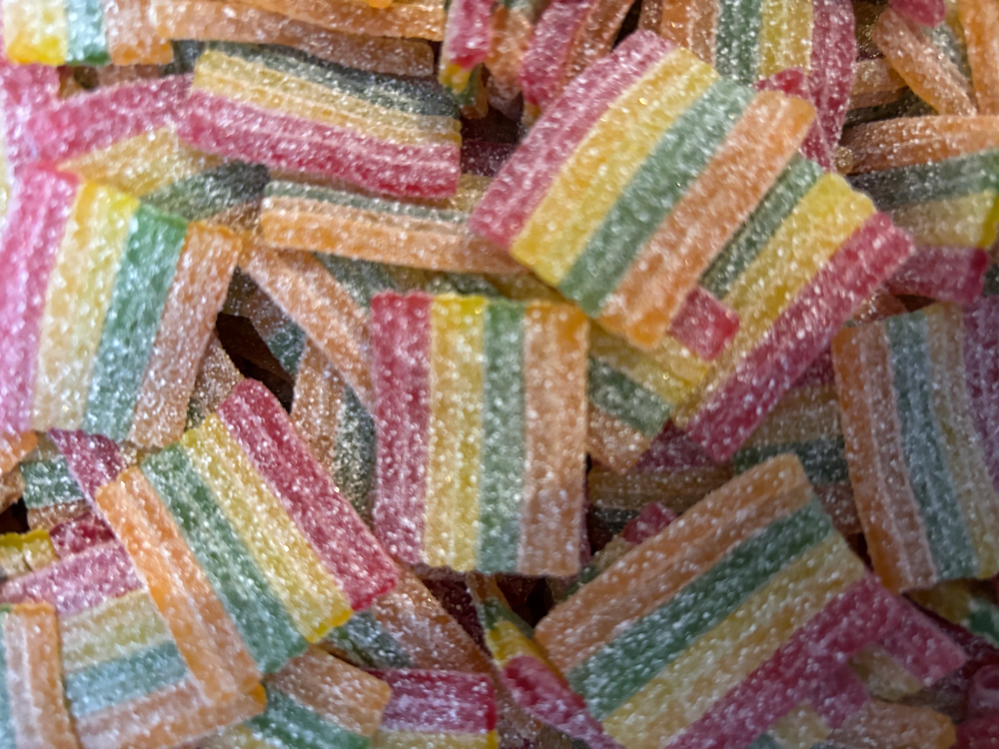 Haribo Regenboogmatjes zuur klein